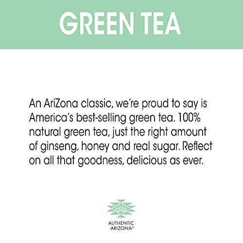 AriZona Green Tea with Ginseng and Honey, 20 Fl Oz (Pack of 24)