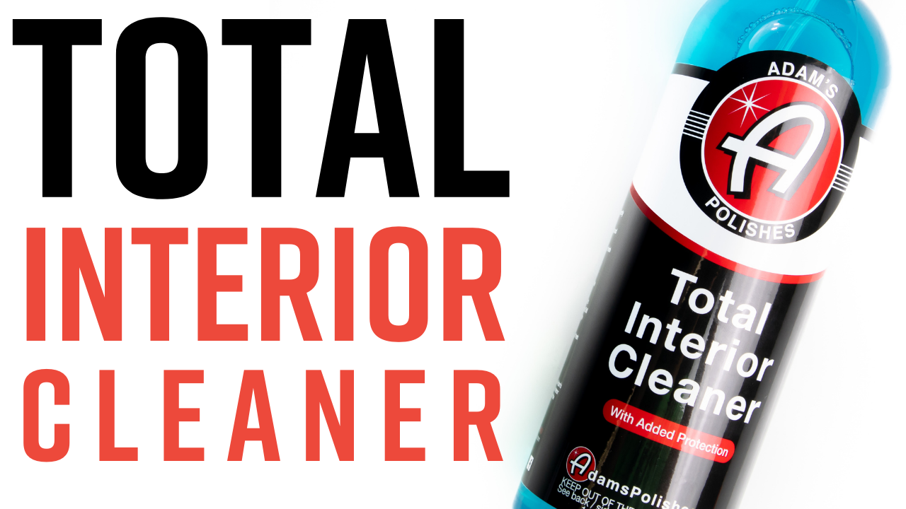 Adam's Polishes Total Interior Cleaner & Protectant (16oz), Quick Detailer & SiO2 Protection, Ceramic Infused UV Protection, Anti-Static, OEM Finish, For Leather, Vinyl, Plastics, Glass & More