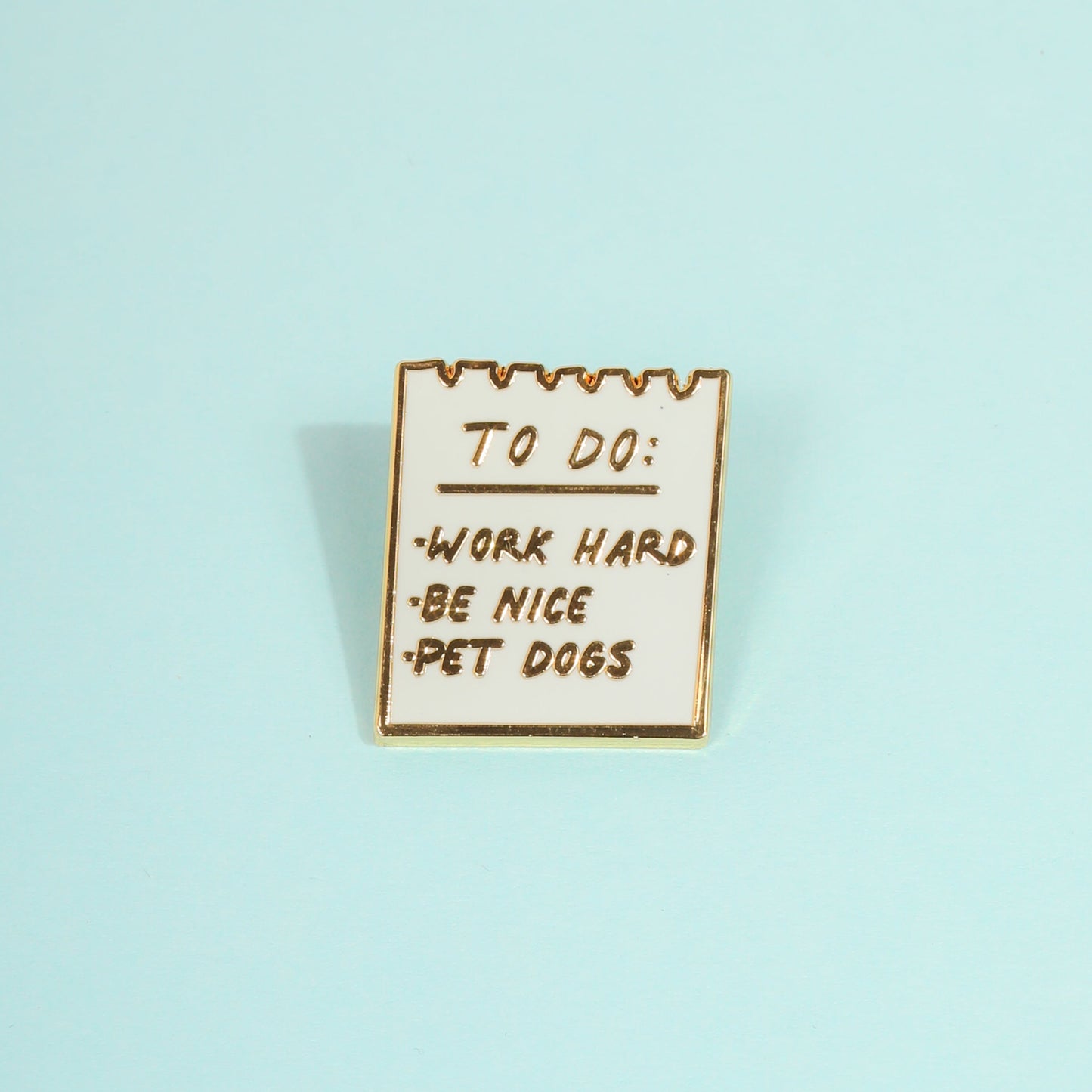 To Do List Enamel Pin