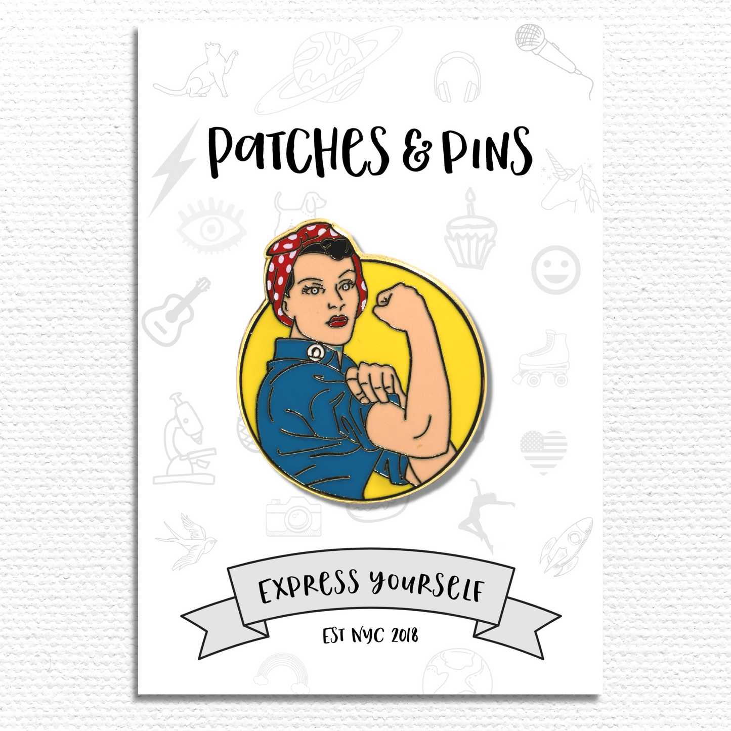 Rosie the Riveter Enamel Pin