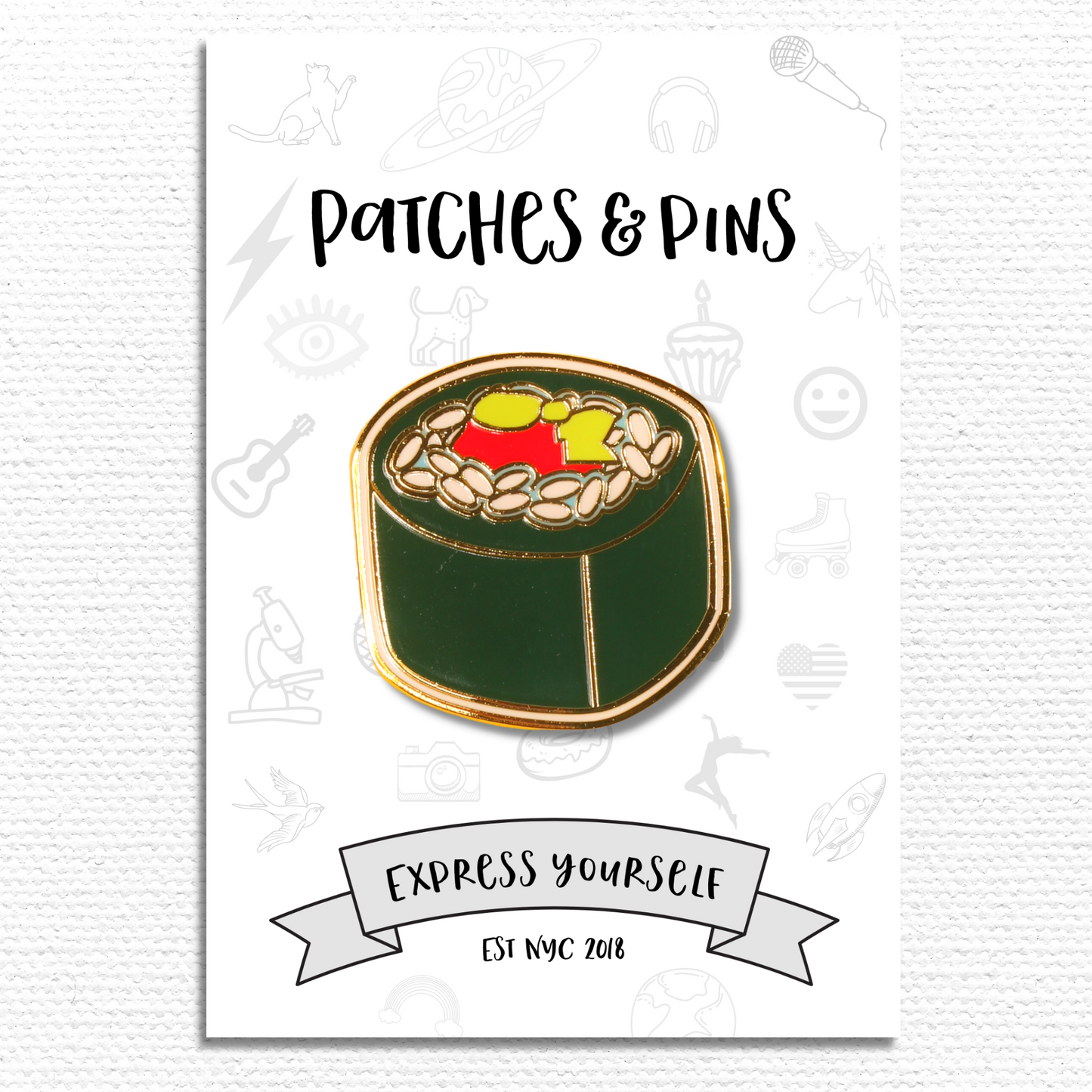 Sushi Enamel Pin