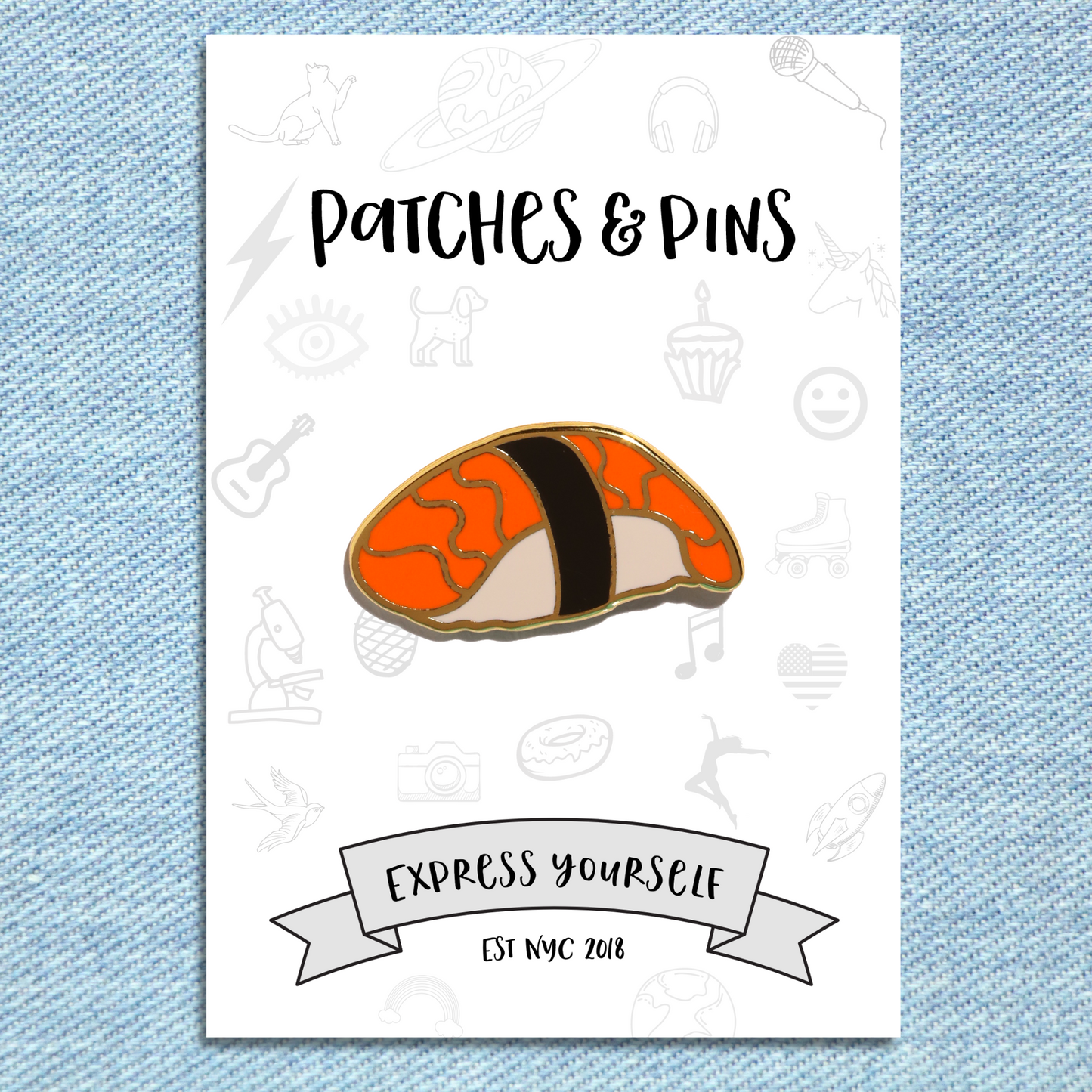 Nigiri Sushi Enamel Pin