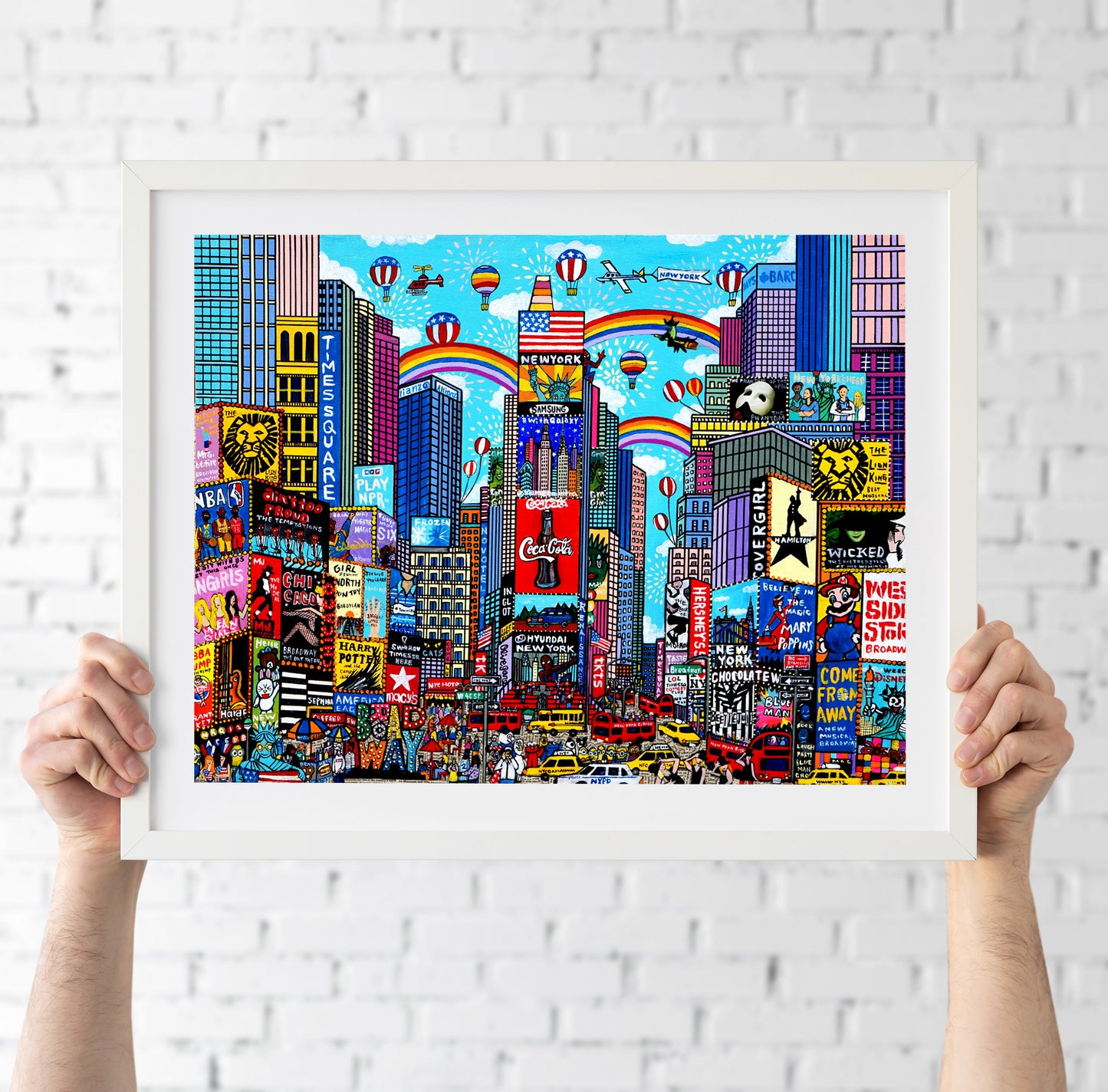 Times square Art Print