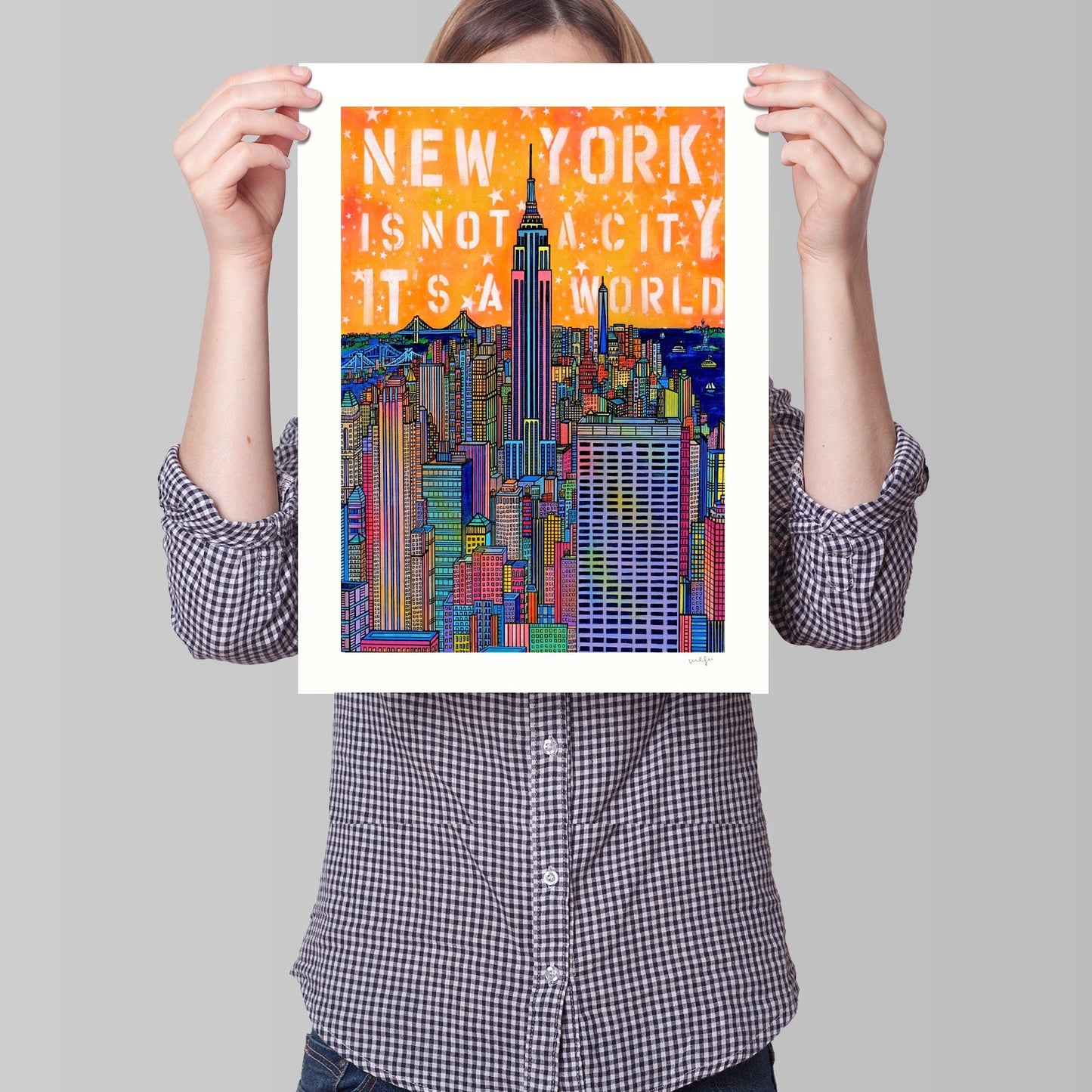 Empire state building Art print