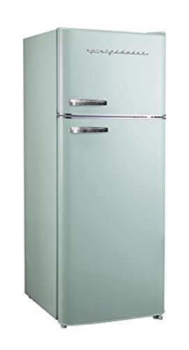 Frigidaire EFR753-MINT 2 Door Apartment Size Refrigerator with Freezer, 7.5 cu ft, Retro, Mint