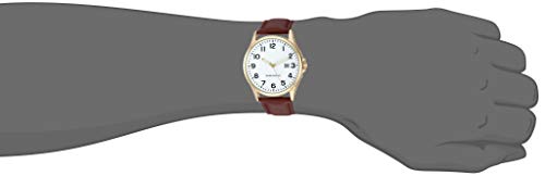 Amazon Essentials Men's Easy to Read Strap Watch