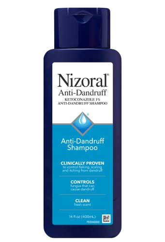 Nizoral Anti-Dandruff Shampoo with 1% Ketoconazole, Fresh Scent, 14 Fl Oz