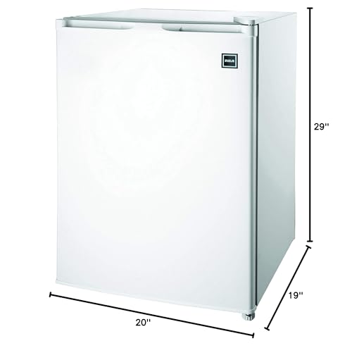 RCA RFR283-WHITE 2.6 Cu. Ft. Compact Refrigerator, White