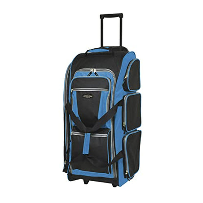 Travelers Club Xpedition 30 Inch Multi-Pocket Upright Rolling Duffel Bag