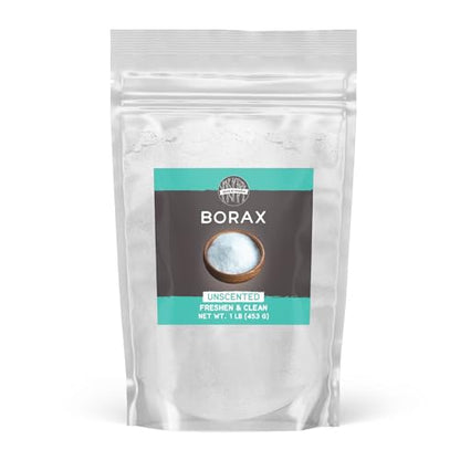 Birch & Meadow Borax, Unscented, Laundry & Cleaning Additive (1 Pound)