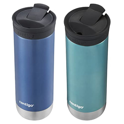 Contigo Huron Vacuum-Insulated Stainless Steel Travel Mug with Leak-Proof Lid