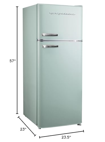 Frigidaire EFR753-MINT 2 Door Apartment Size Refrigerator with Freezer, 7.5 cu ft, Retro, Mint