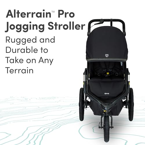 BOB Gear Alterrain Pro Jogging Stroller, Black