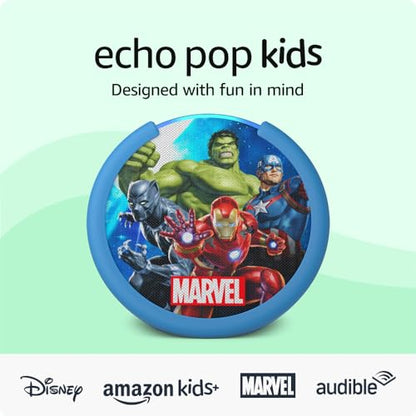 Echo Pop Kids | Designed for kids, with parental controls | Marvel's Avengers