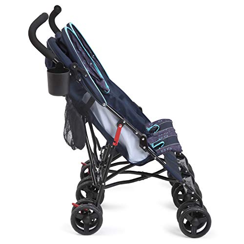 Delta Children LX Side by Side Stroller with Recline Storage Compact Fold Night Sky