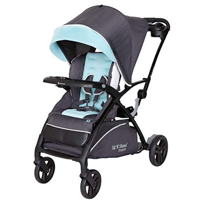 Baby Trend Sit 'N Stand 5 in 1 Shopper Stroller, Blue Mist