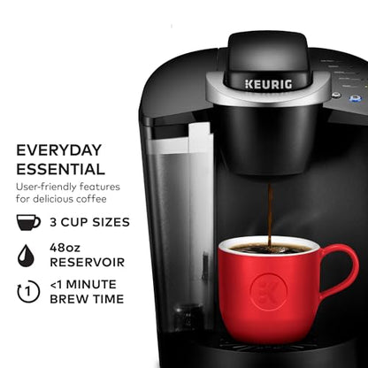 Keurig K-Classic Coffee Maker K-Cup Pod, Single Serve, Programmable, 6 to 10 oz. Brew Sizes, Black