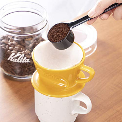 Kalita TSUBAME & Kalita #44249 Coffee Measure, Enamel, Black, L