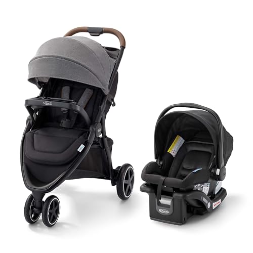 Graco® Outpace™ LX All-Terrain Travel System – Stroller Car Seat Combo Includes SnugRide 30 Lite Infant Car Seat