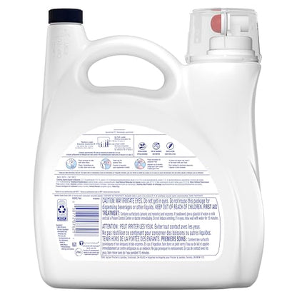 Tide Free & Gentle Liquid Laundry Detergent HE Compatible, 100 Loads, 146 fl oz