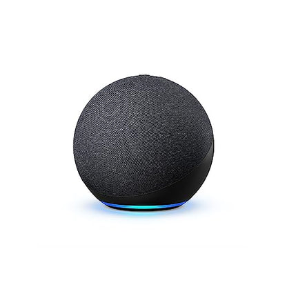 Echo (4th Gen) | With premium sound, smart home hub, and Alexa | Charcoal