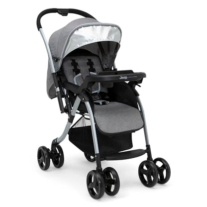 Jeep Unlimited Reversible Handle Stroller, Grey Tweed