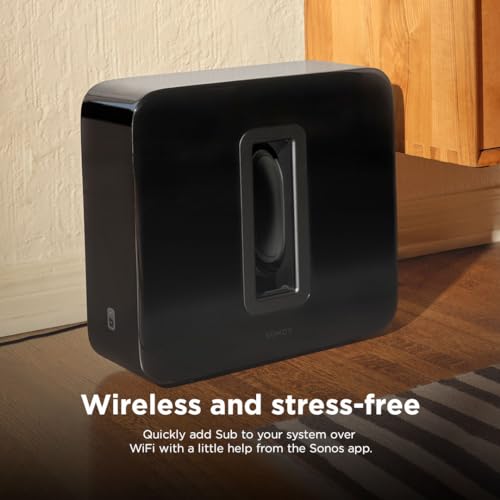 Sonos Sub - Black - Wireless Subwoofer