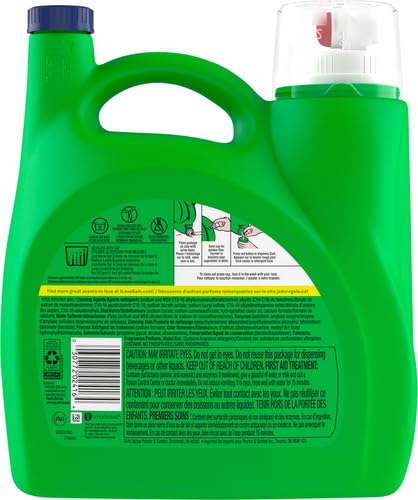 Gain + Odor Defense Liquid Laundry Detergent Super Fresh Blast Scent 154 fl oz 107 Loads HE Compatible