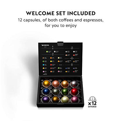 Nespresso Vertuo Plus Coffee and Espresso Maker by De'Longhi, 60 ounces, Titan,Grey