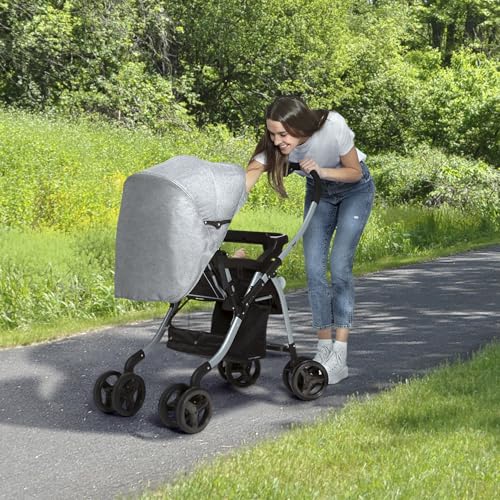 Jeep Unlimited Reversible Handle Stroller, Grey Tweed