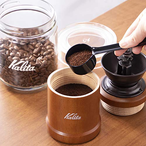 Kalita TSUBAME & Kalita #44249 Coffee Measure, Enamel, Black, L