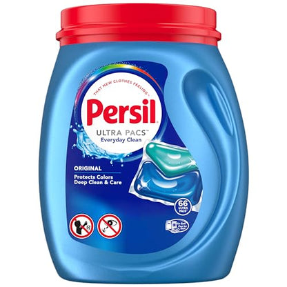 Persil Ultra Pacs Original Everyday Clean Laundry Detergent, 66 count