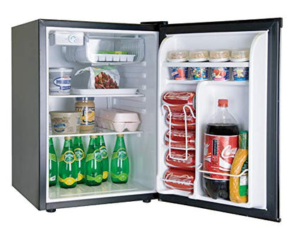 RCA RFR283-STAINLESS 2.6 Cu. Ft. Refrigerator, Stainless Steel, Stainless