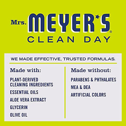 MRS. MEYER'S CLEAN DAY Hand Soap Refill, Made with Essential Oils, Lemon Verbena Multi Packs (33 Fl Oz (Pack of 1))