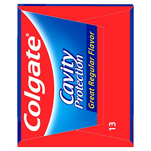 Colgate Cavity Protection Toothpaste with Fluoride, Great Regular Flavor, 6 Ounce (Pack of 6)