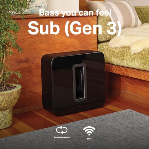 Sonos Sub - Black - Wireless Subwoofer