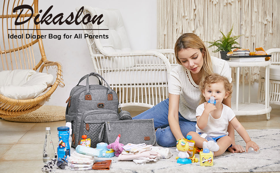 Diaper bag backpack with changing pad hotsell