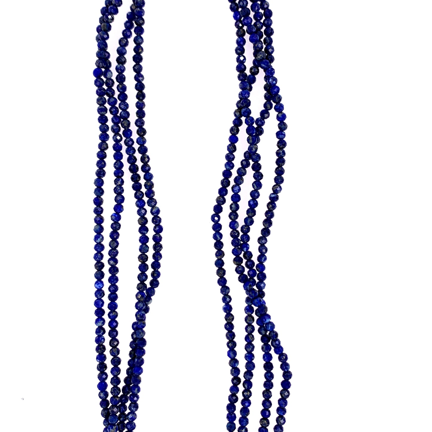 Lapis Multi Wear 52" Long Necklace or Wrap Bracelet