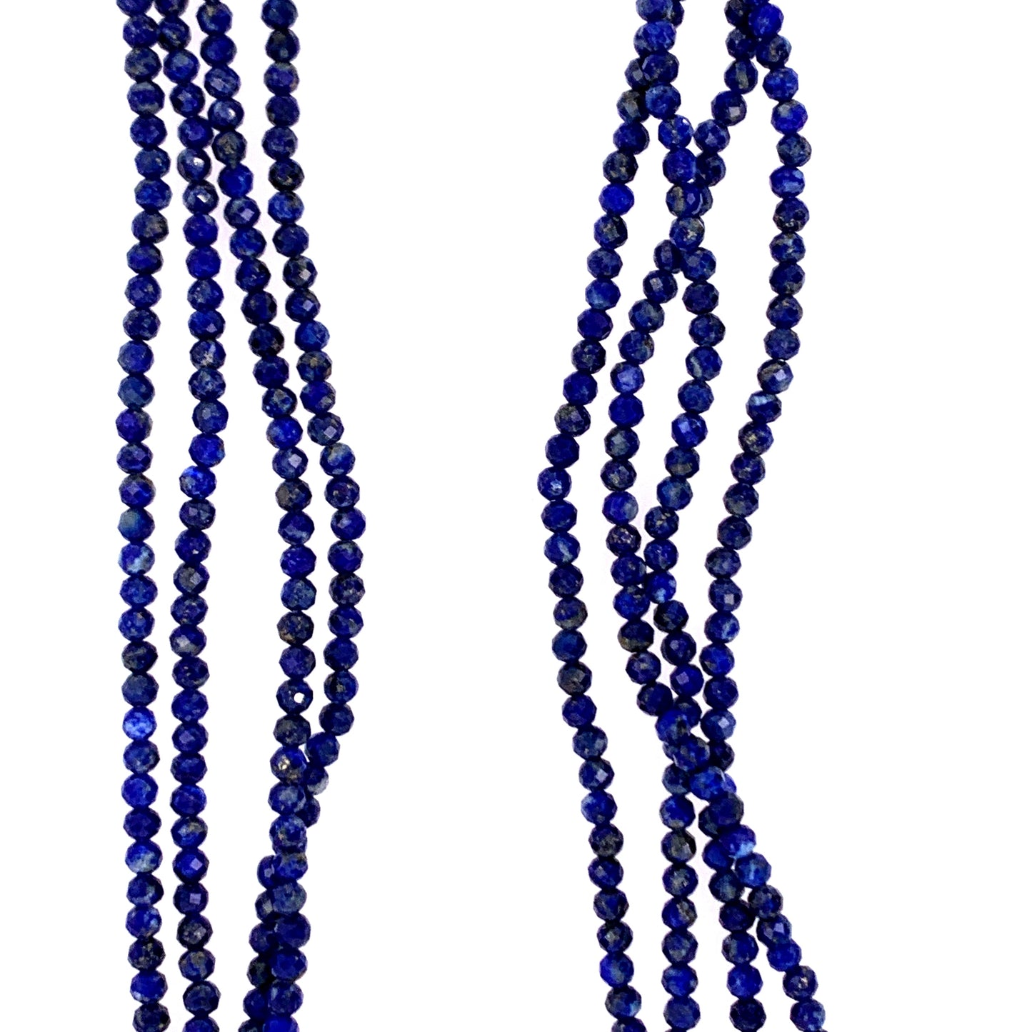 Lapis Multi Wear 52" Long Necklace or Wrap Bracelet