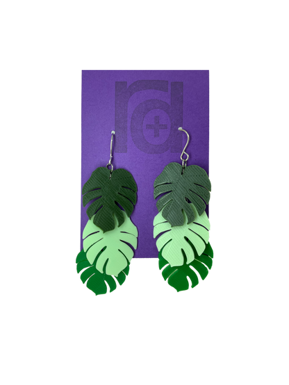 You've Got a Frond In Me 3D Printed Earrings