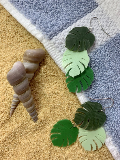 You've Got a Frond In Me 3D Printed Earrings