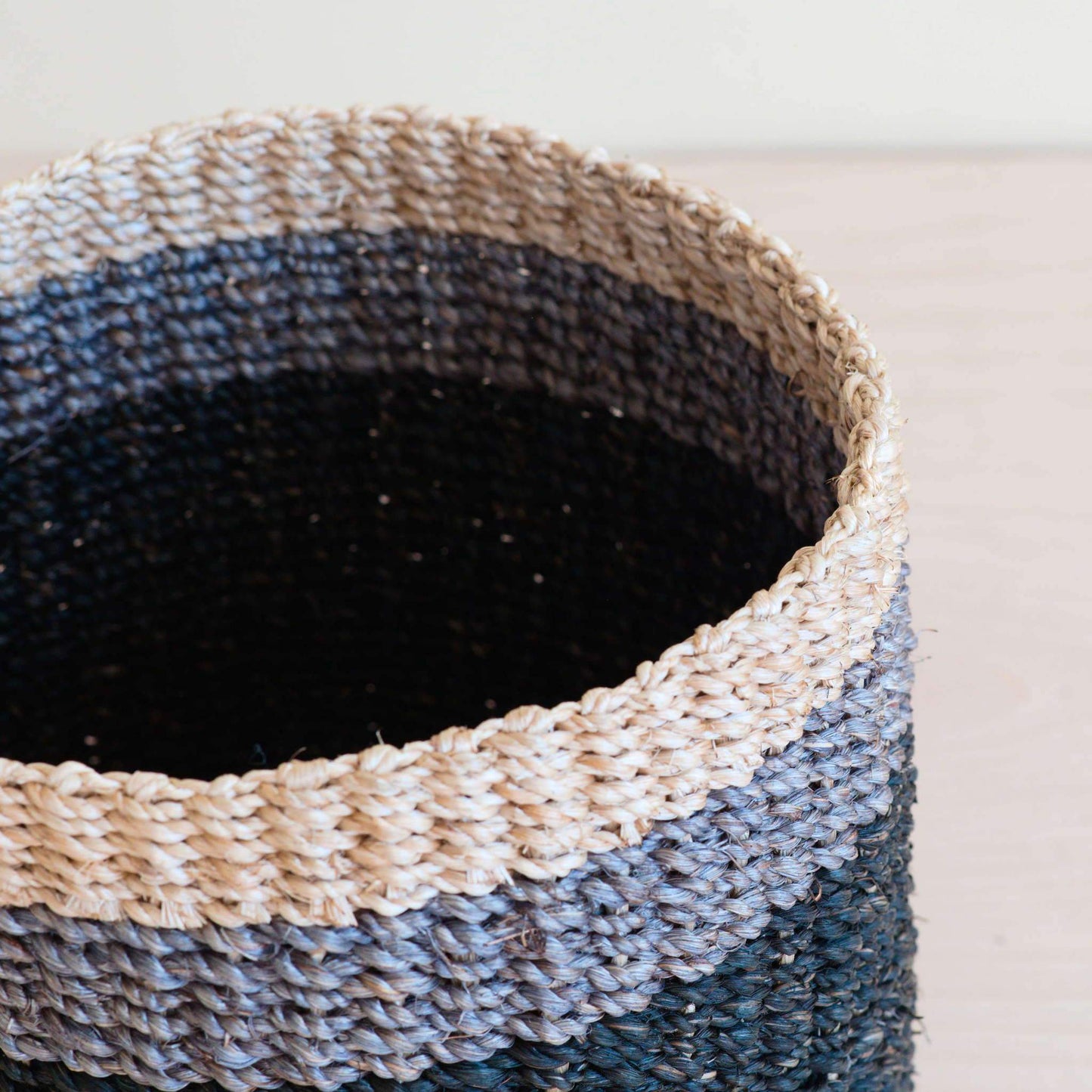 Black Tabletop Mini Basket - Handmade Baskets | LIKHÂ