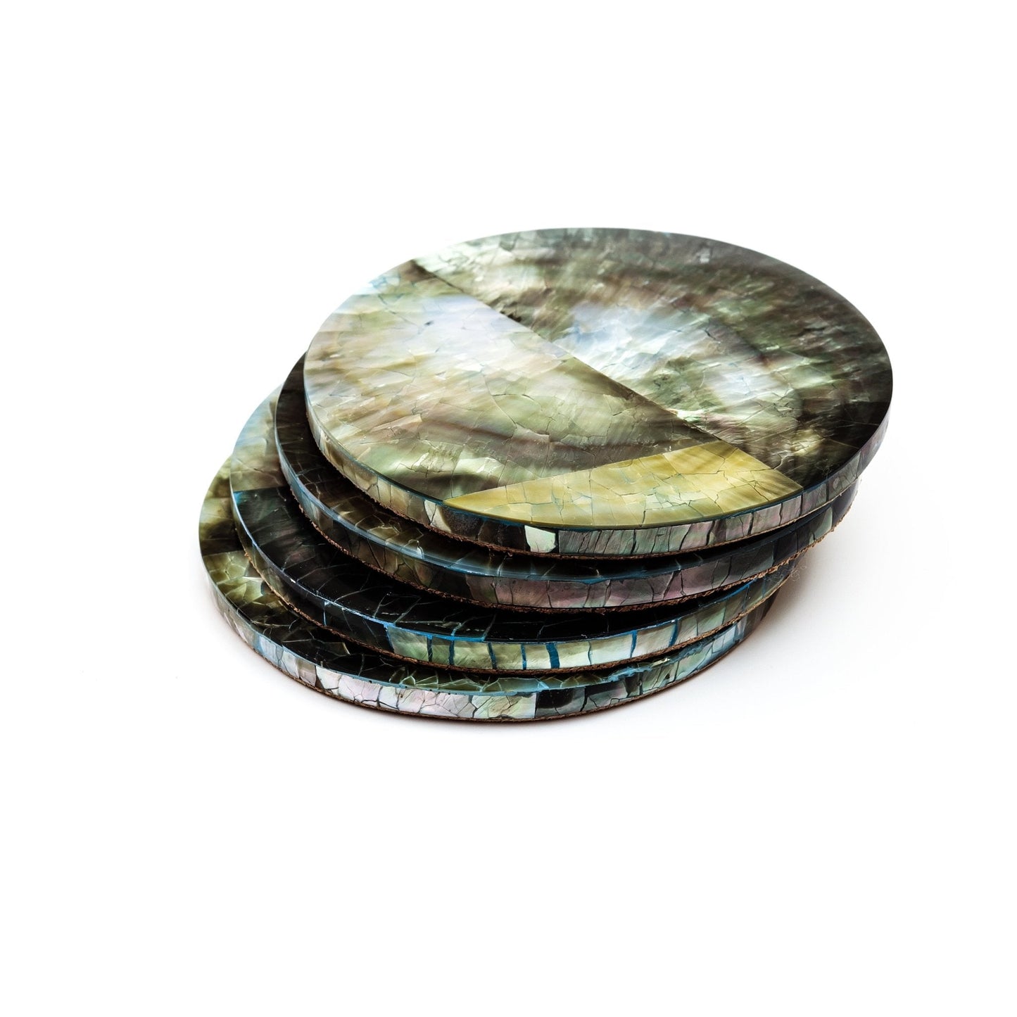 Black Mother of Pearl Coasters | LIKHÂ