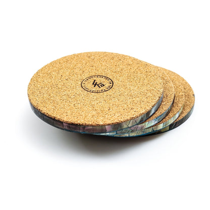 Black Mother of Pearl Coasters | LIKHÂ