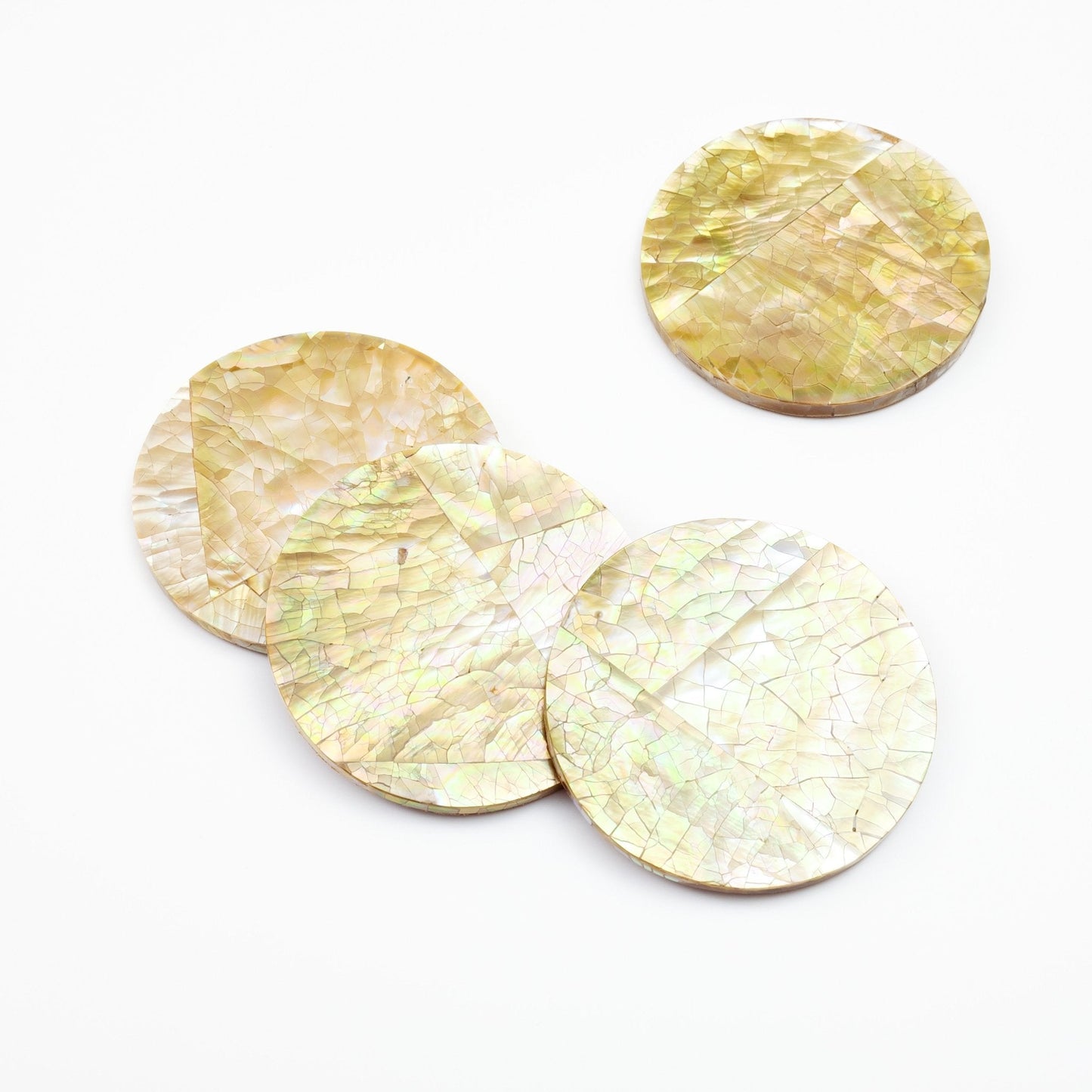 Cracked Pearl - Mother of Pearl Coasters | LIKHÂ