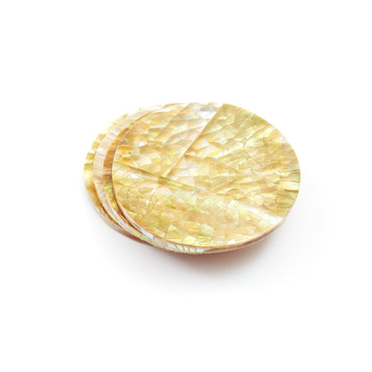 Cracked Pearl - Mother of Pearl Coasters | LIKHÂ