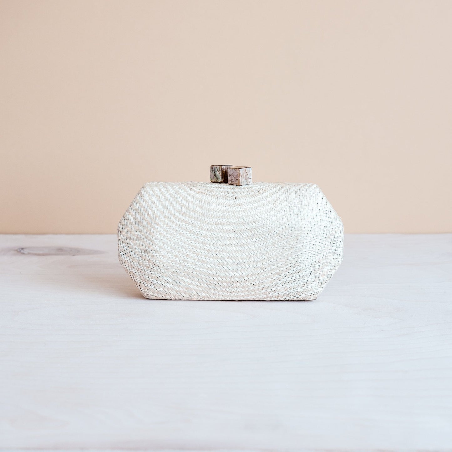 White Woven Clutch - Handwoven Clutch | LIKHÂ