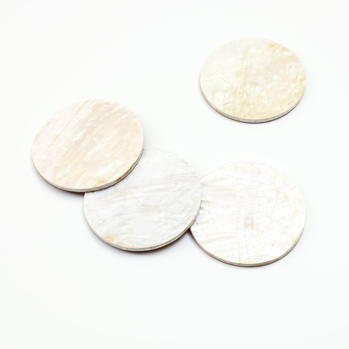 White Mother of Pearl Coasters | LIKHÂ