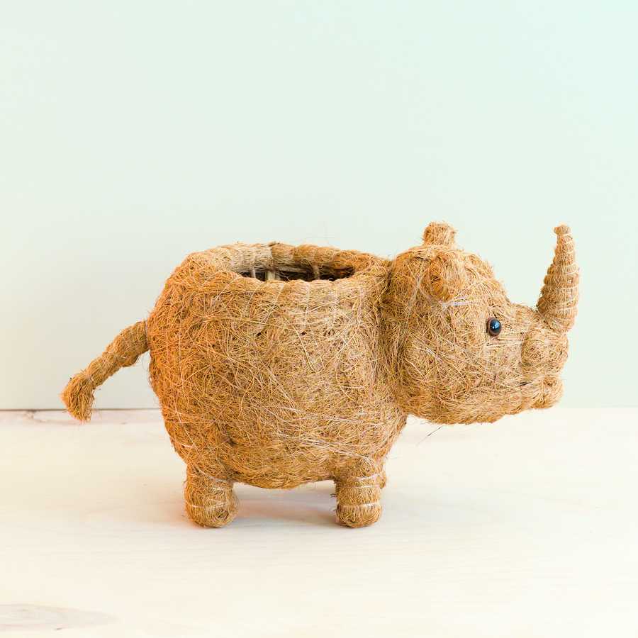 Rhino Planter - Coco Coir Pot | LIKHA