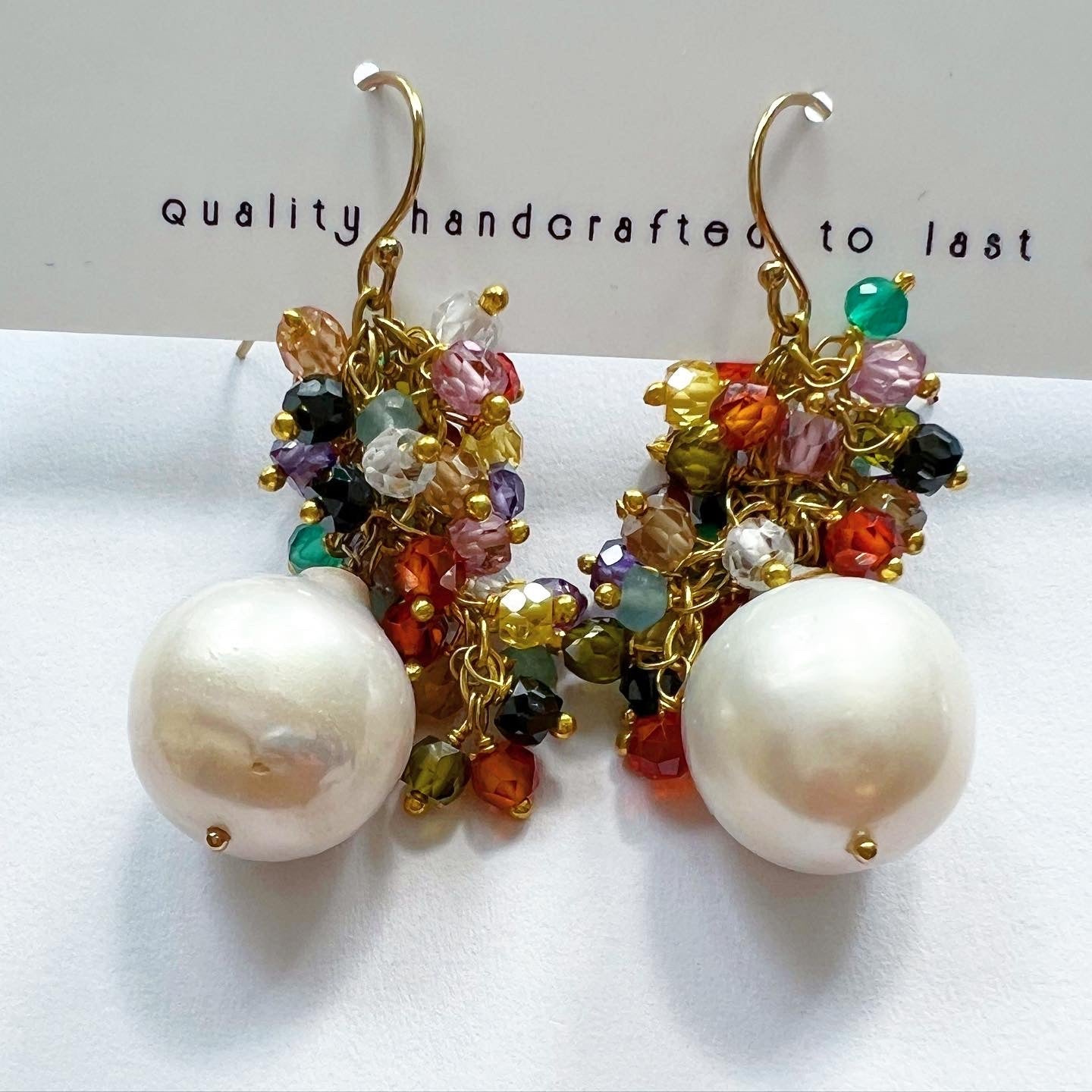 Baroque Pearl Festival earrings